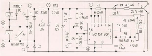 上海产jsz7-t4c4a型延时继电器电路图